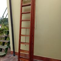 scala in legno allungabile 3 pezzi 