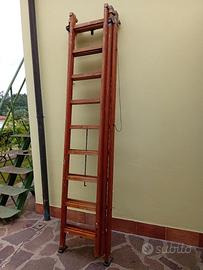 scala in legno allungabile 3 pezzi 