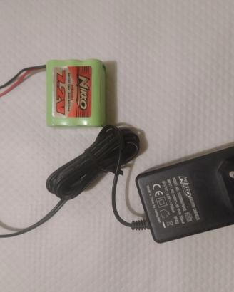Caricabatterie NIKKO Originale + Batteria 7.2V