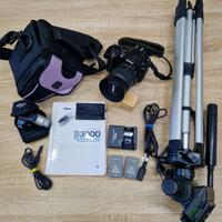 Nikon D3000 fotocamera Reflex con obiettivo 18-55