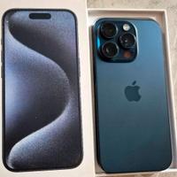 Iphone 15 PRO Blu titanio