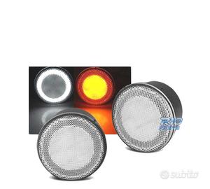 FRECCIE ANTERIORI JEEP WRANGLER JK 07-18 LED BIANC