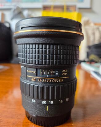 Tokina 12-24 F4 AT-X Pro per Canon EF/no AutoFocus