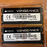 RAM Corsair 32 GB (2x16GB) DDR5 4800mhz laptop