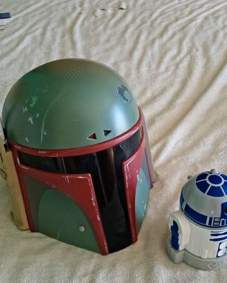 Maschera Boba Fett e mini fugure di C1P8