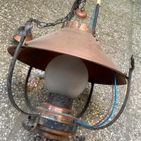 LAMPADE DA ESTERNO O INTERNO RAME E FERRO