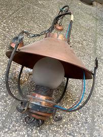 LAMPADE DA ESTERNO O INTERNO RAME E FERRO