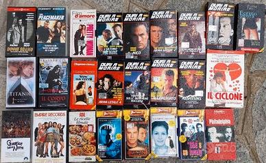 collezione 25 videocassette VHS