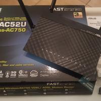 Modem Router Asus Dsl-AC52U WiFi Adsl Fibra 1000