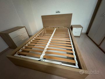 Letto contenitore piu  como e comodino