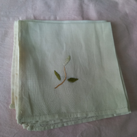 3 tovaglioli ricamati in lino