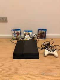 Playstaion 4 con 3 giochi + joystick EA SPORT