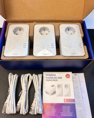 Kit Ripetitore Powerline 1000 Strong Tre Prese – N