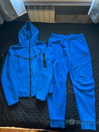 Tuta  completa Nike Tech Fleece Blu Reale