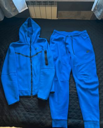 Tuta  completa Nike Tech Fleece Blu Reale