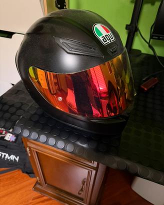 Casco agv k1s nero opaco taglia L