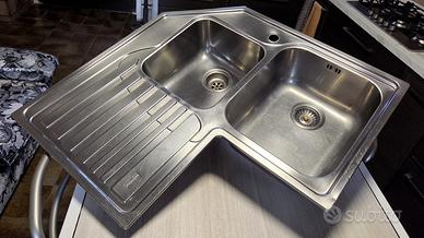 Lavello da Cucina Angolare Franke 83x83 cm