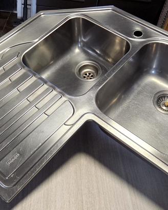 Lavello da Cucina Angolare Franke 83x83 cm