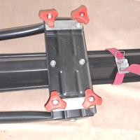 portabici per auto  su barre non comprese