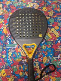 racchetta PRO padel wilson carbon force pro gold