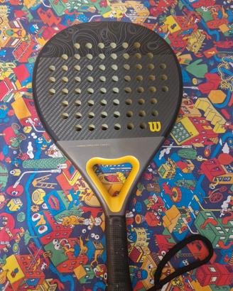 racchetta PRO padel wilson carbon force pro gold