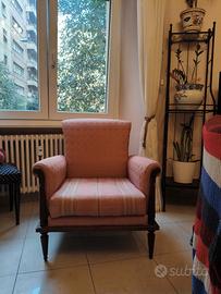 poltrona stile bergère