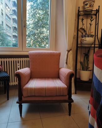 poltrona stile bergère