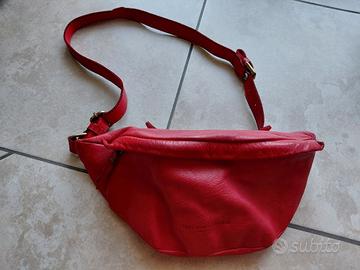 Marsupio pelle lavata 100% Made in Italy