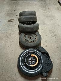 Cerchi punto classic r14 70 165 e ruotino nuovo