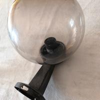 Set di 3 applique da parete per esterni con sfera