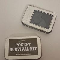 Pocket survival kit bussola e fidget spinner