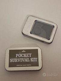 Pocket survival kit bussola e fidget spinner