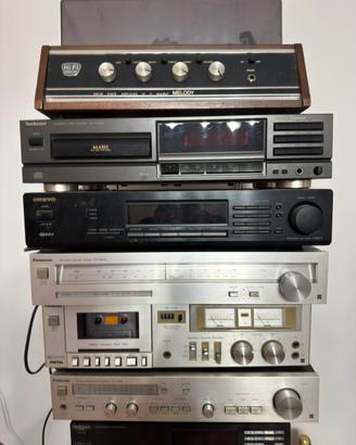 Radio stereo vintage panasonic technics kenwood