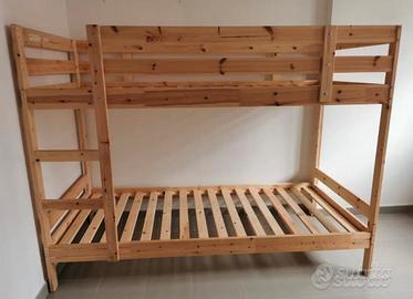 IKEA letto a castello con 2 materassi