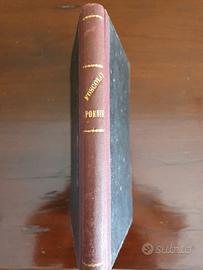 Libro Antico "I Sepolcri" di Ugo Foscolo 1926