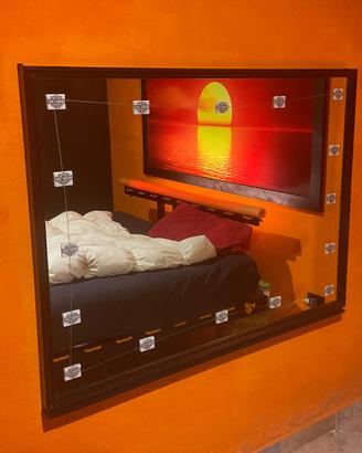 Specchio grande adesivi harley davidson