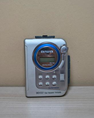 AIWA HS-TX526 lettore cassette radio AM/FM vintage