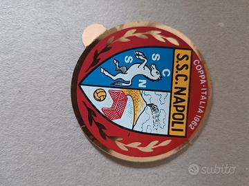 adesivo vintage calcio napoli 