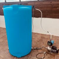 Serbatoio di acqua potabile con elettropompa