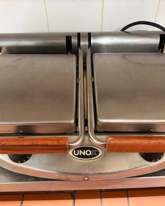 Plancha grill doble eléctrica