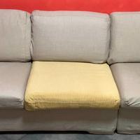 Divano con penisola movibile in alcantara – ottime