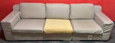 Divano con penisola movibile in alcantara – ottime