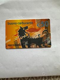 Scheda ENI Buono carburante (vuota),