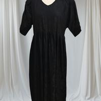abito lungo sartoriale nero tg unica Positano 
