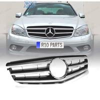 GRIGLIA PER MERCEDES CLASSE C W204 S204 07-14 NERO