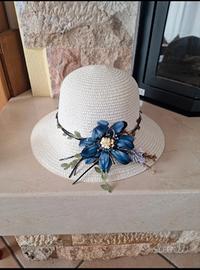 Cappello donna estivo 100% paper