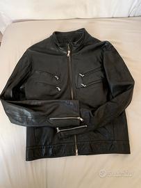 Giubbotto pelle, uomo