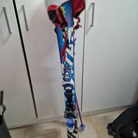 sci bacchette e casco