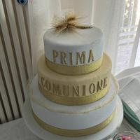 Torta in gomma eva Prima Comunione