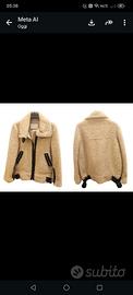 Zara giacca modello Bike Teddy XS veste anche S